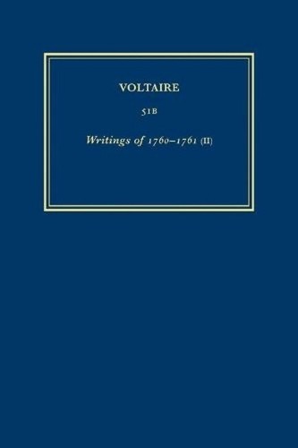 uvres compltes de Voltaire (Complete Works of Voltaire) 51B - 9780729410212