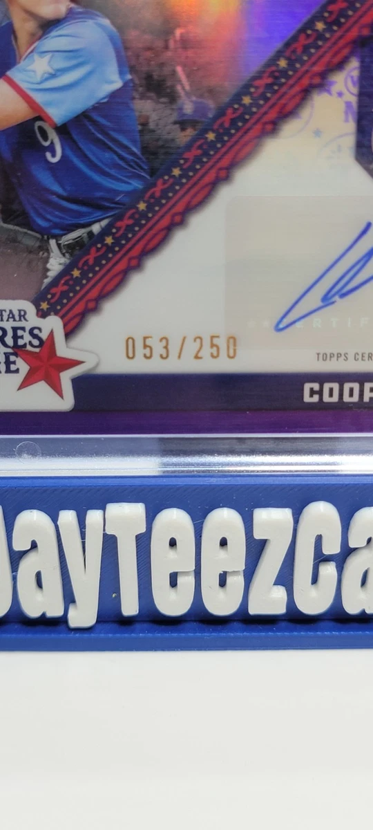 Topps 2024 Bowmans Best Cooper Pratt Futures Juego Auto Reliquia Púrpura/250 Cerveceros