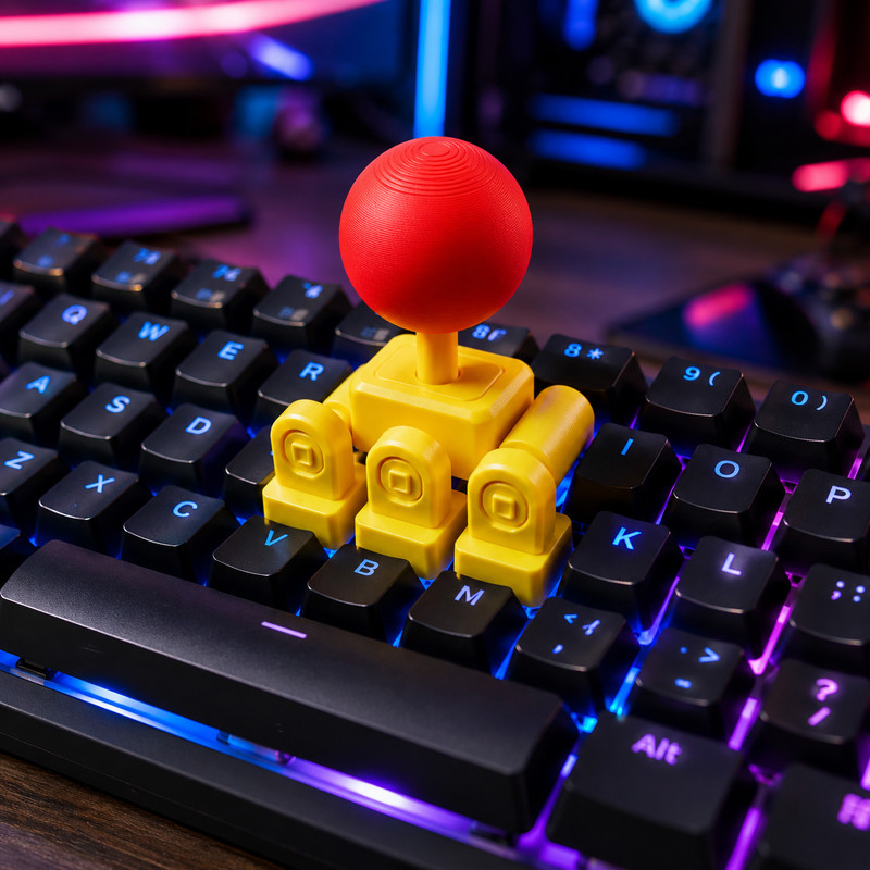 Arcade Keycap Joystick for Mechanical Keyboard MX Gamer RGB PC PS5 Xbox