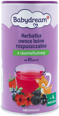 BABYDREAM Baby Tea: Organic FOREST FRUIT From the 4th month-FREE SHIP