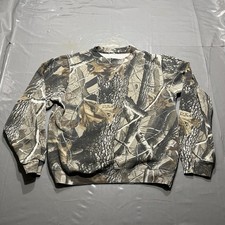 Vintage Liberty Sweatshirt Youth XL Realtree Hardwoods Camo Pullover Boys