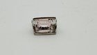 Vintage MCM Sterling Silver Modern Ring with Large CZ Size 5.75 — photo 3