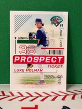 2024 Panini Prospects Prospect Ticket Teal #30 Luke Holman 40/49