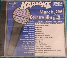 Chesnutt Coffee Wills Bentley Karaoke CDG Chartbuster CD60247 Country 2003