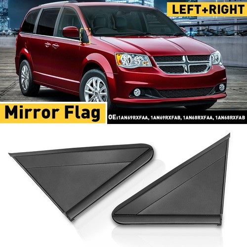 RIGHT Side Mirror Flag Applique for 2012-2015 Dodge Ram/2008-2020 Grand Caravan