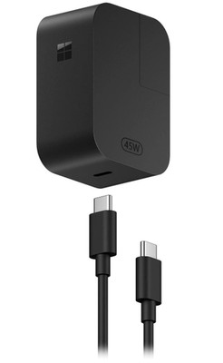MICROSOFT Surface 45 Watt USB-C Netzteil Ladegerät Microsoft, Schwarz
