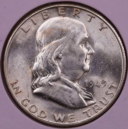 1949-S Franklin Half Dollar BU ***RARE ORIGINAL COIN***