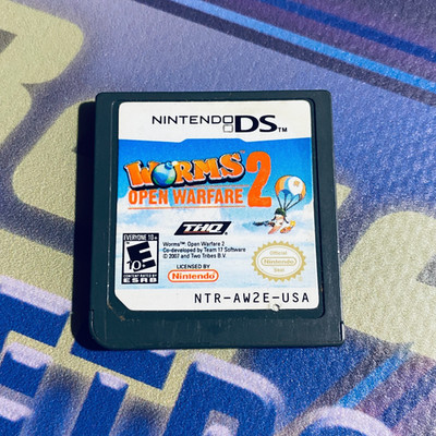 Worms: Open Warfare 2 (Nintendo DS, 2007) Authentic Cartridge Only Tested