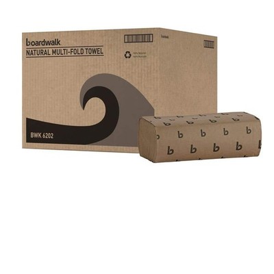 Multi-Fold Paper Towels Natural 9X9 9/20 250 Sheets per Pack 16 Packs per Carton