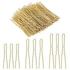 200 Pcs U Shaped Hair Pins 2IN 2.4IN 2.8IN in Box, French Hair Pin for Buns,