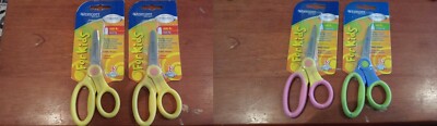 Westcott SCISSOR Pointed / Blunt Tip Microban Lot x2 14597 14606 NEW colors vary