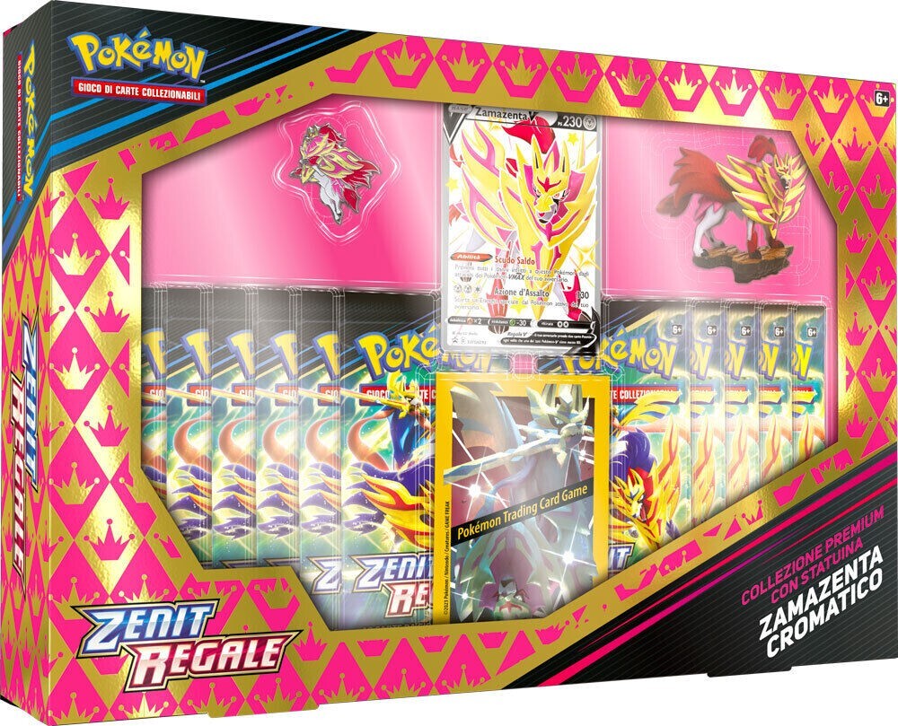 Pokemon ZENIT REGALE Collezione Premium ZAMAZENTA CROMATICO Italiano