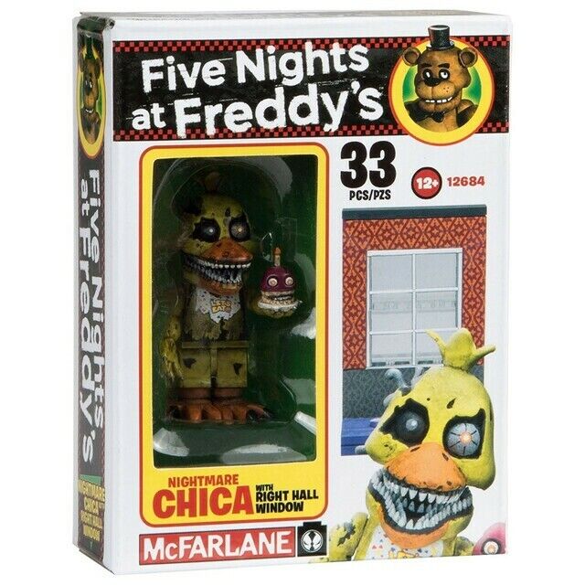 SEP168625 - FIVE NIGHTS AT FREDDYS NIGHTMARE CHICA 5IN ACTION FIGURE -  Previews World