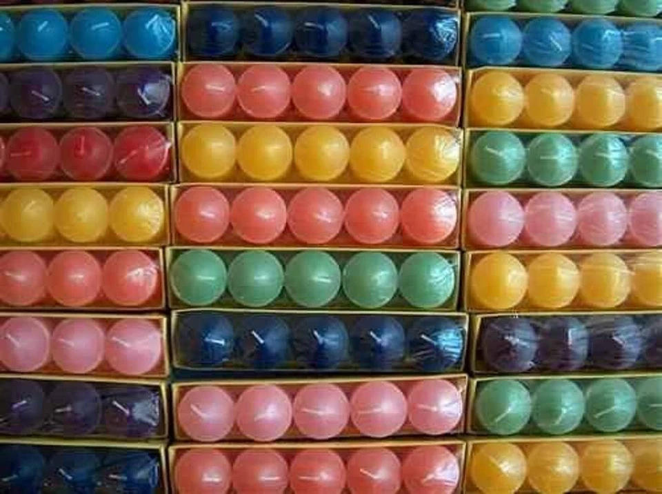 120 Votivkerzen Duftkerzen ca 10 verschiedene Düfte und Farben - Bild 4 von 4