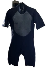 DBX Short Sleeve Short Neoprene Wetsuit Sz M Good Used Condition 
