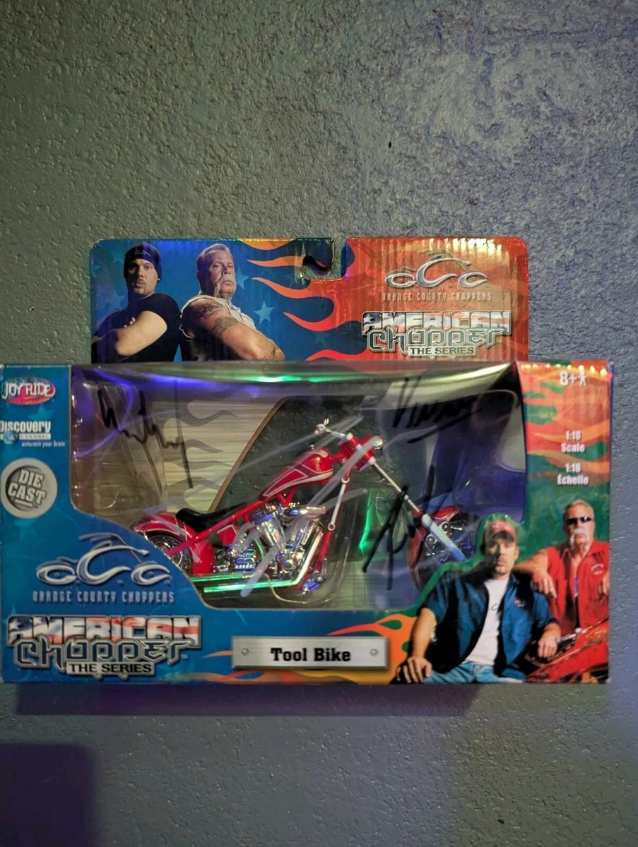 2005 Orange County Choppers American Chopper 1:18 Scale Tool Bike