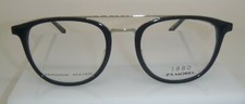 Marius Morel 1880 60029M Black Silver NG01 Plastic Eyeglasses Frame 51-20-140 RX