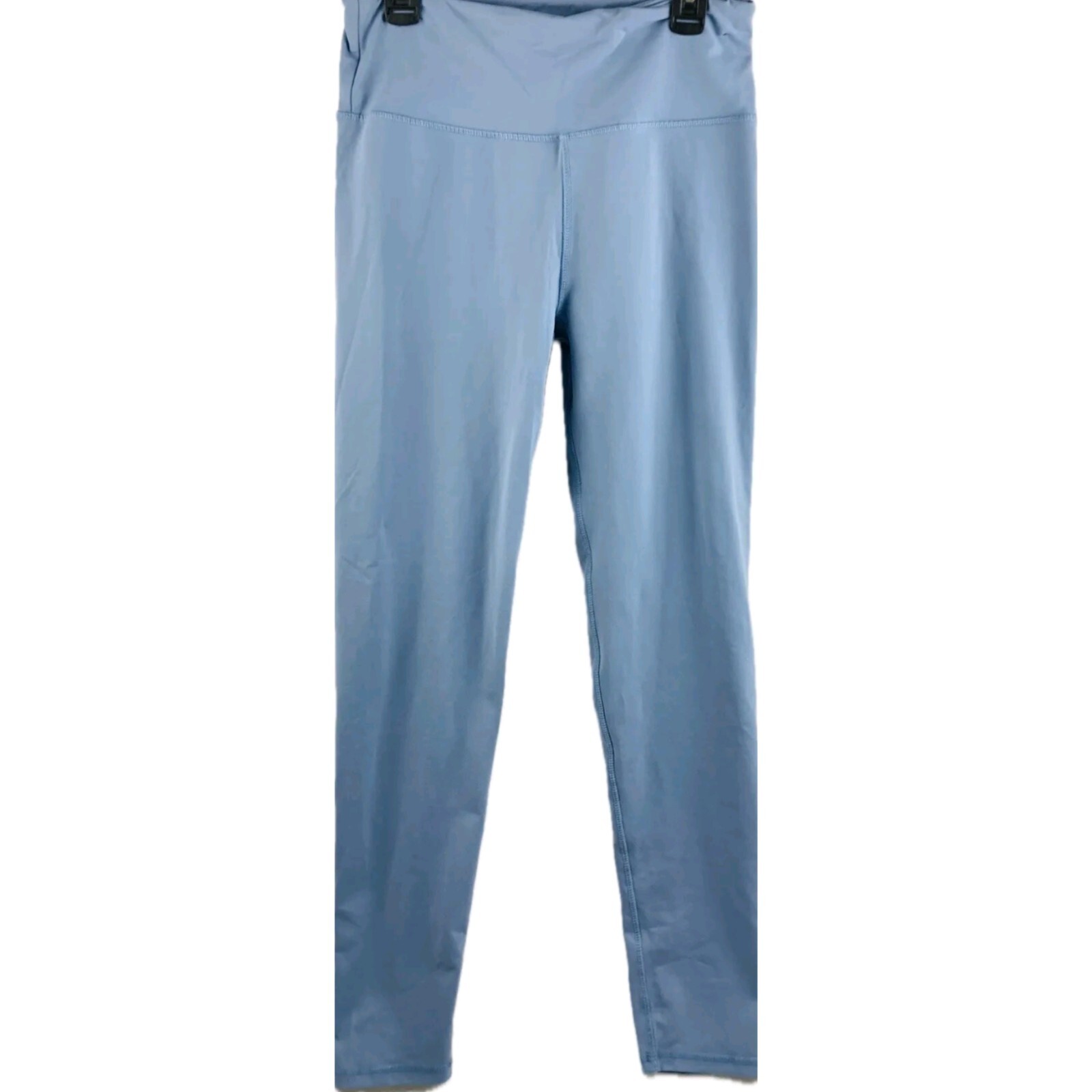 Leggings IBody Blue Pull-On Slim Fit Gym Active Pants Womens Sz Med Yoga Pocket-image