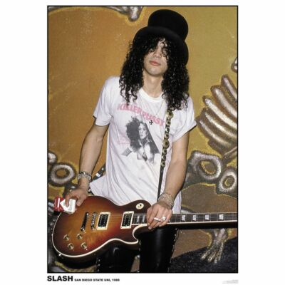 SLASH - San Diego State 1988 - Poster - gerollt - Neu #G871925  GUNS N ROSES  