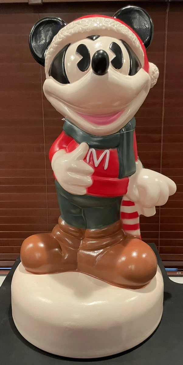 Disney target Mickey christmas color changing blow mold nwot battery