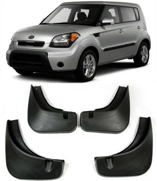 Genuine OE Set Modled Splash Guards Mud Flaps Mud Guards For 2010-2013 Kia Soul - 第 1 张/共 9 张