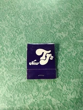 Vintage Matchbook Collectible Ephemera C21 New York City new TJ's
