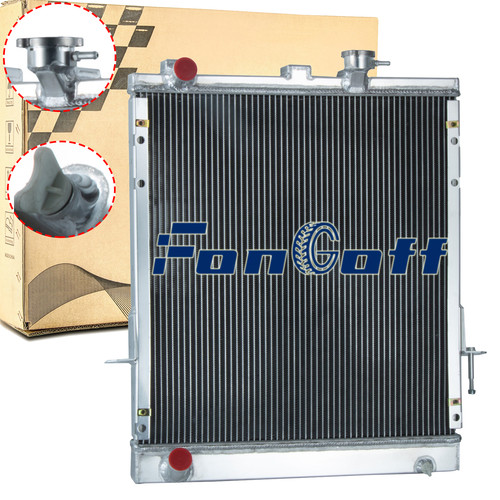 3-Core Aluminum Radiator Fits 1994-2005 Chevy GMC Isuzu Truck Van W NPR NQR NRR