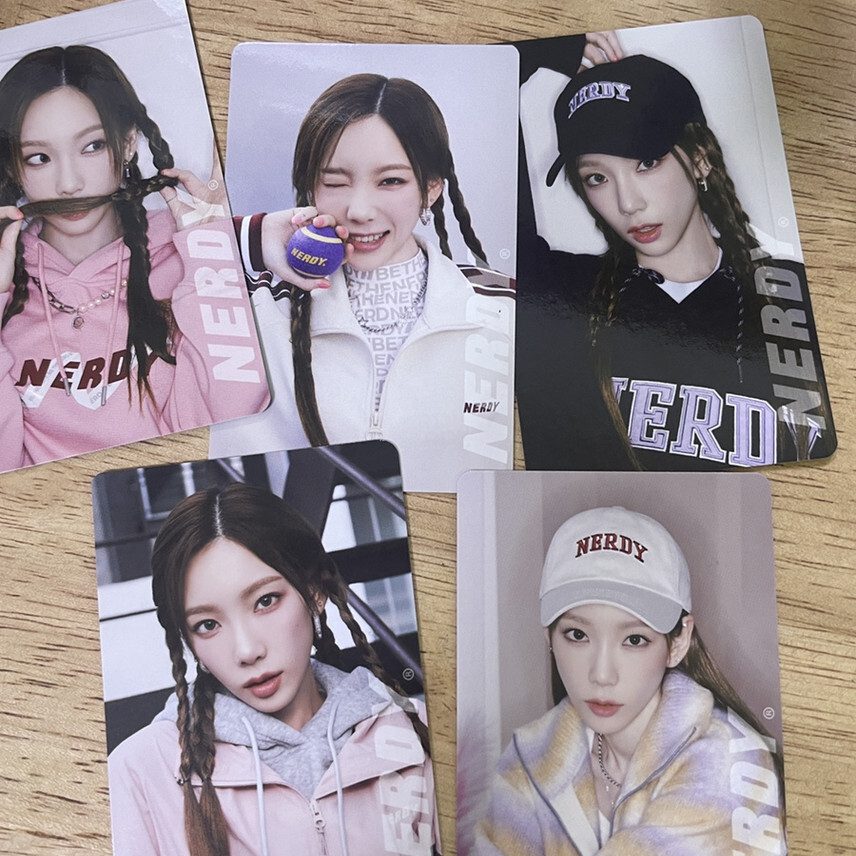 SNSD TAEYEON x NERDY Official FW 2022 Photocard FULL SET (5pcs) | eBay