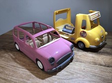 Sylvanian Families Play Set Hotdog Van & Picnic Van Vintage Calico Critters