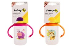 Safety 1st Round Baby Bottle with Handle, Set of 2, BPA Free, 5oz Bottle