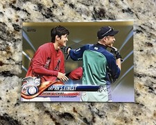 2018 Topps Update Shohei Ohtani Ichiro Suzuki Japan's Finest Gold /2018