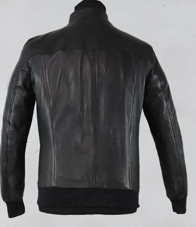 BOMBER GIUBBINO GIUBBOTTO IN DI PELLE UOMO ART U0086 Tg. DISPONIBILI DA 46 a 58 Foto 4 de 4