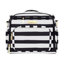 Jujube BFF Legacy Diaper Bag Backpack Black/White Stripes The First Lady 