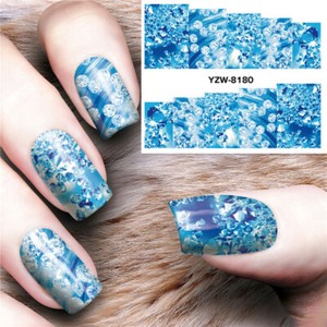 Wasser Transfer Wasserzeichen Kunst Nagel Abziehbild Manikure Diamonds Yzw8180 Ebay