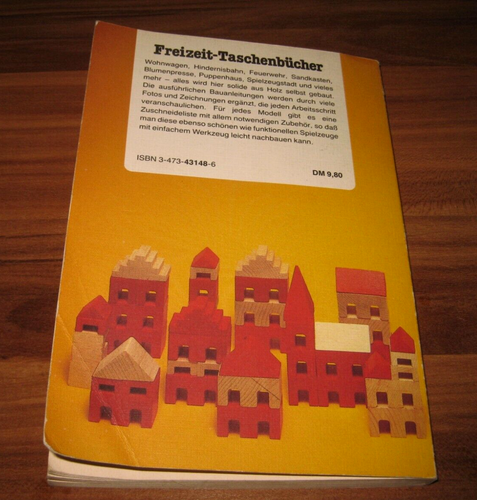 Spielzeug aus Holz (Scaife/Ravensburger 1983) Vintage Werkbuch mit Baupläne Rare - Picture 21 of 21