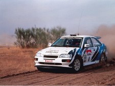 FORD ESCORT  MARLBORO CAR No.4 RALLY CAR COLOR DIGITAL PHOTO, FUJICOLOR PAPER.