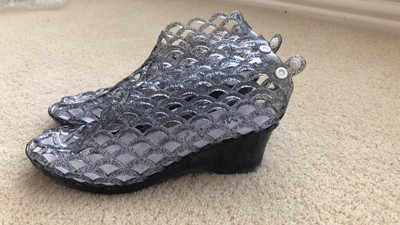 womens glitter jelly shoes