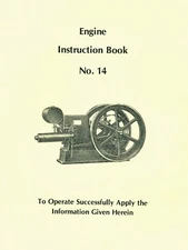 Witte 14 Engine Instruction Book (please read description)