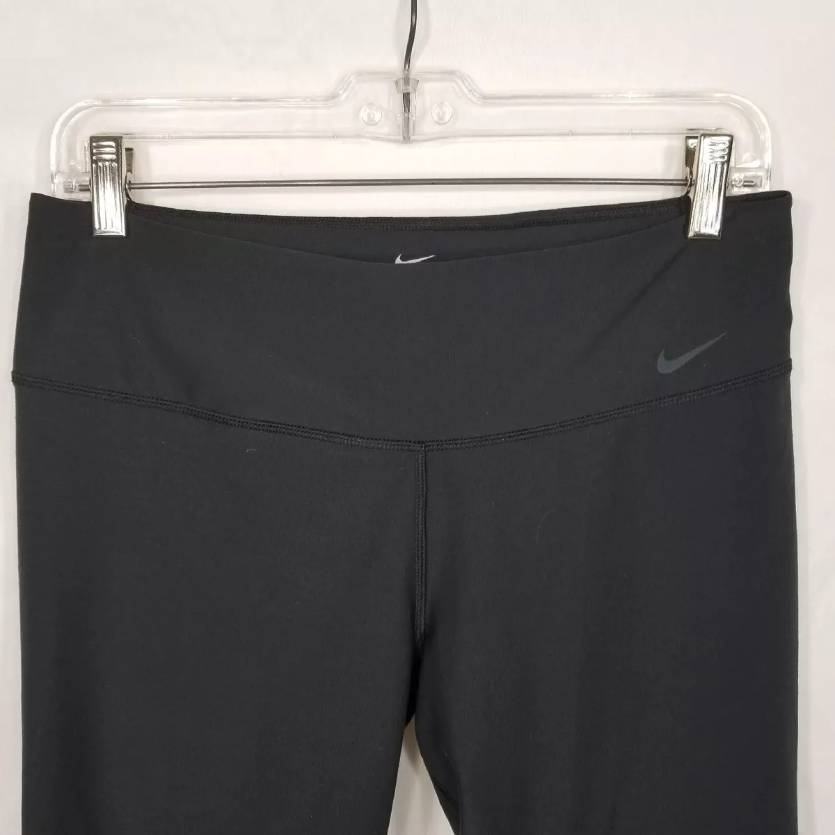 Womens Nike Dri Fit 419377 Legend Slim Fit Training Capri Pants Black Medium