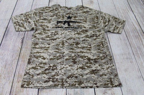 Code V Stick Boy Designs Come And Take It 2nd Amendment Digital Camo T-Shirt XL
