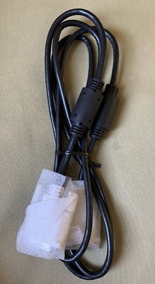5FT 18+1 PIN Male to Male DVI-D to DVI-D - SUPER DVI Monitor Cable - White/Black