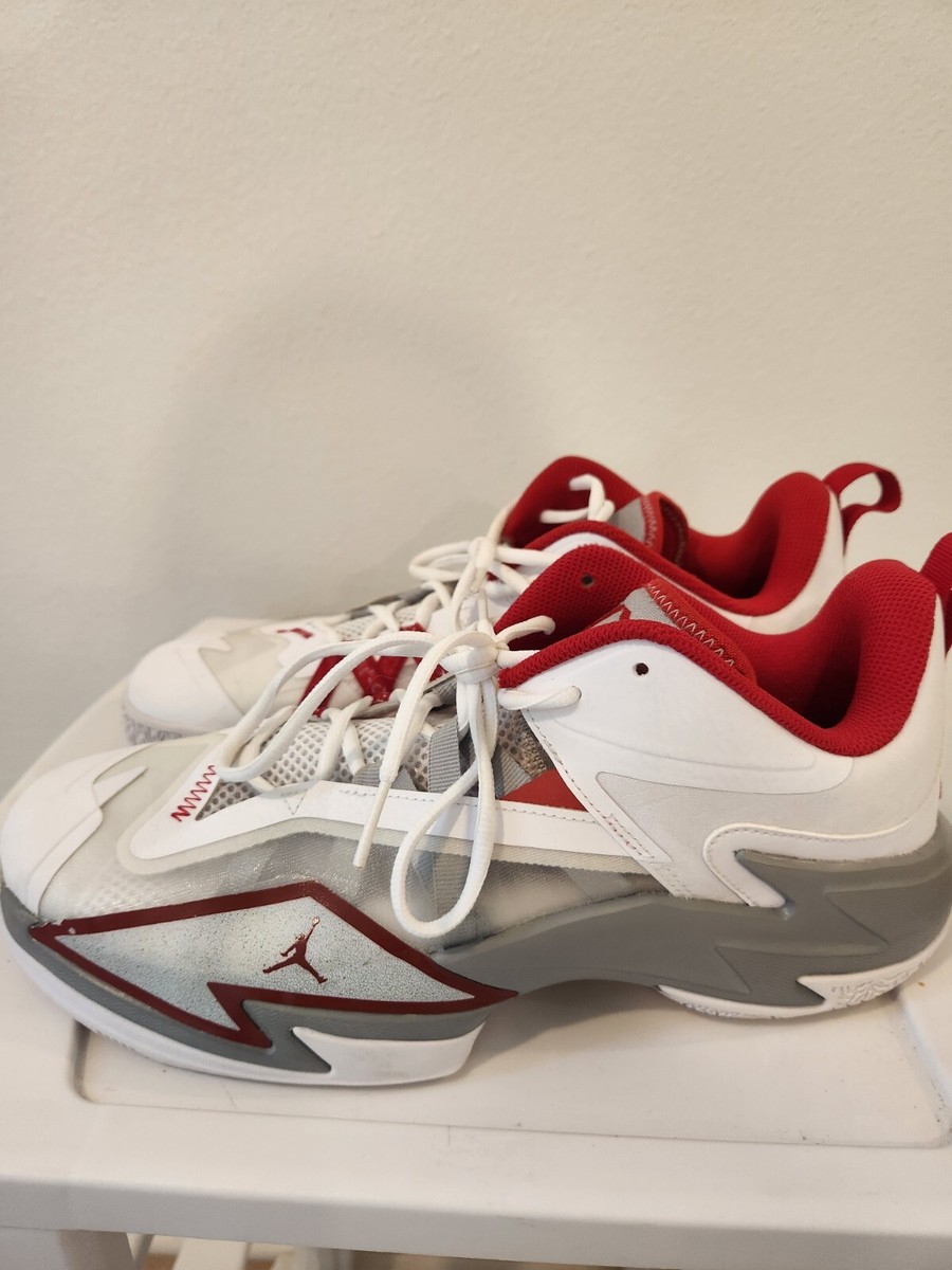 Size 10.5 - Jordan One Take 3 White Gym Red | eBay