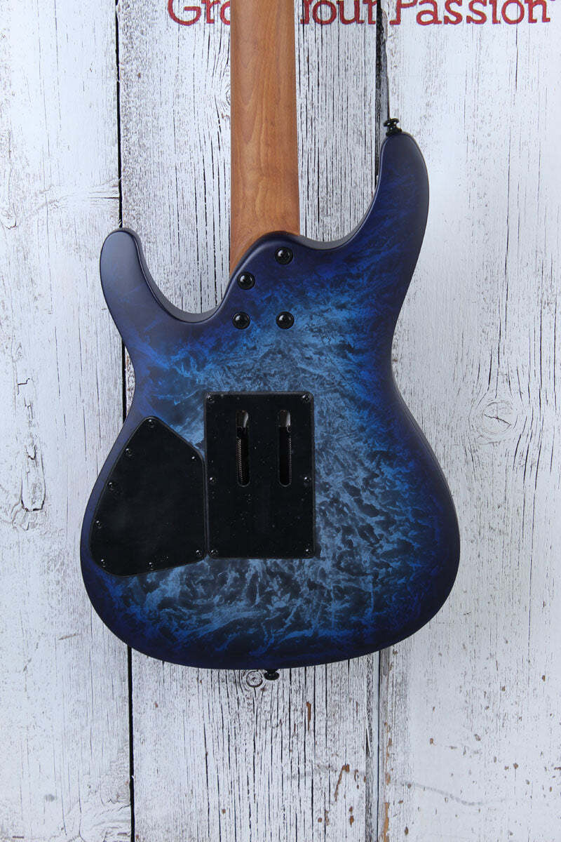 Ibanez S770 Solid Body Electric Guitar Cosmic Blue Frozen Matte Finish
