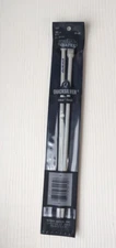 vtg Susan Bates Quicksilver Knitting Needles -  US 10  6mm #Q1110 silkon finish