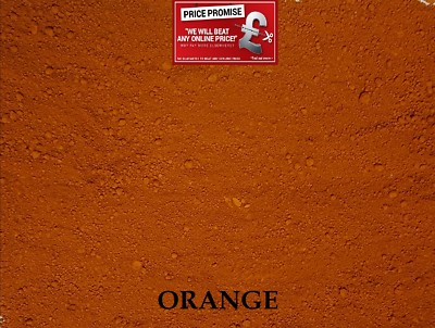 ORANGE Farbstoff/Pigment für Beton, Putz, Mörtel & Zement 