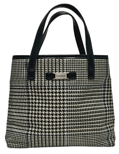バッグ polo ralph lauren check boston bag POLO RALPH LAUREN Green Check Boston Hand Bag Coated Canvas logo