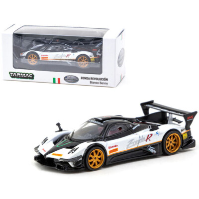 Tarmac Works 1:64 Pagani Zonda Revoluction Bianco Benny White T64G-TL016-WH