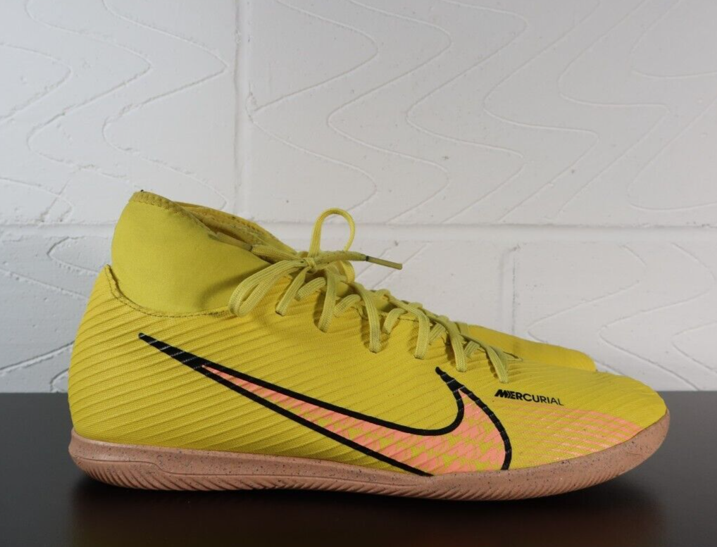 Mens Nike Vapor 15 Club IC Yellow Astro Football Trainers UK 11