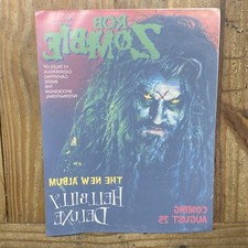 Rob White Zombie Hellbilly Deluxe 1998 NOS Promo Removable Window Cling Lot C