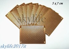 10 pz Basetta millefori 5x7 cm 50x70 mm monofaccia bachelite sperimentale